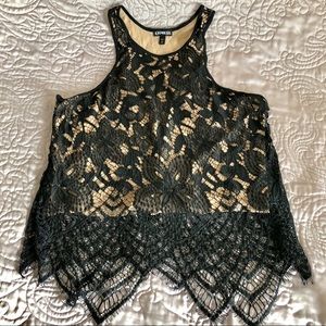 Express Lace Crop Top